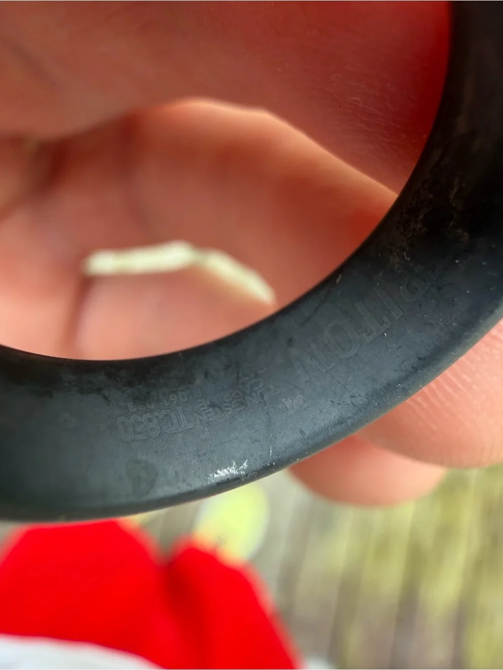triton tc850 wedding band Tungsten Size 8.5 Metal detecting find